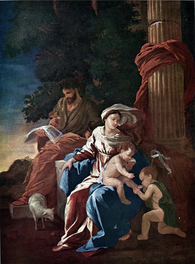 La Sainte Famille avec Saint Jean - Nicolas Poussin